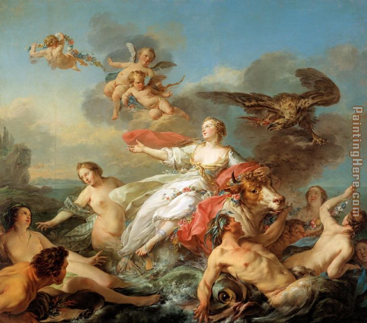 The abduction of Europa by Jean Baptiste Marie Pierre painting - 2011 The abduction of Europa by Jean Baptiste Marie Pierre art painting